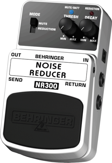 Behringer Πετάλι Noise Gate Ηλεκτροακουστικών Οργάνων, Ηλεκτρικής Κιθάρας και Ηλεκτρικού Μπάσου NR300