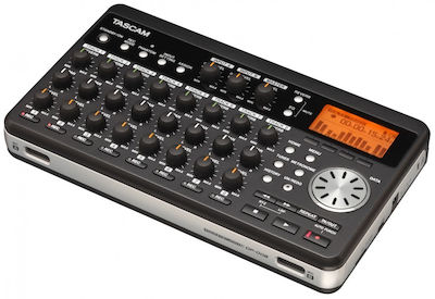 Tascam DP-008 Πολυκάναλος Ψηφιακός Φορητός Εγγραφέας Μπαταρίας/Ρεύματος για Εγγραφή σε Κάρτα Μνήμης με Διάρκεια Εγγραφής 6.5 Ώρες και Phantom Power