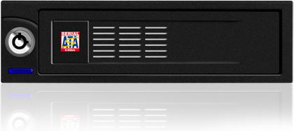 Icy Box IcyBox 3,5" SATA hard drive rack in 1x5,25" Black (IB-170SK-B)