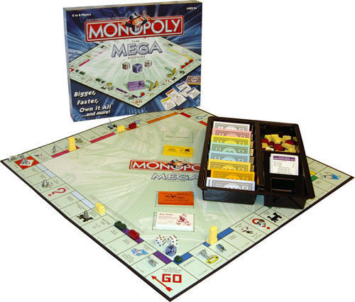 Επιτραπέζιο Παιχνίδι Monopoly: The Mega Edition για 2-8 Παίκτες 8+ Ετών (EN) Winning Moves