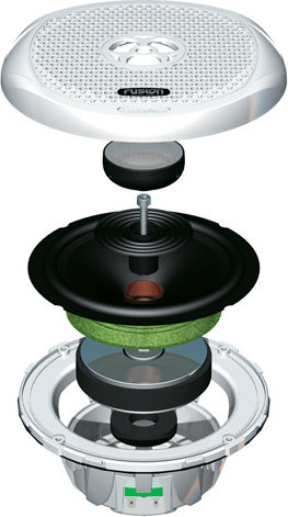 Fusion Boxă pentru Ambarcațiune MS-FR402 Impermeabilă de 4" cu 40 W RMS Albă