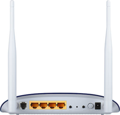 TP-LINK TD-W8960N v7 Ασύρματο ADSL2+ Modem Router Wi‑Fi 4 με 4 Θύρες