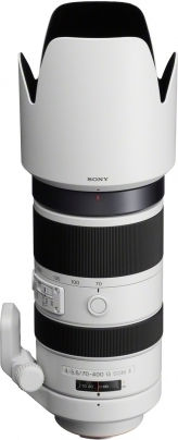 Sony Full Frame Φωτογραφικός Φακός 70-400mm F4-5.6 SSM II Tele Zoom για Sony A Mount Λευκός