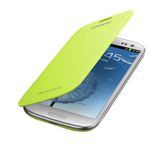 Samsung Flip Cover Synthetic Leather Book Green (Galaxy S3)