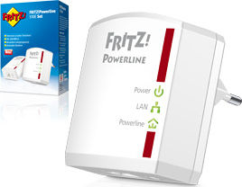 FRITZ Fritz! 510E Powerline Διπλού Kit για Ενσύρματη Σύνδεση και Θύρα Ethernet