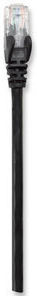 Intellinet U/UTP Cat.5e Ethernet Network Cable 1m Black