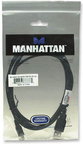 Manhattan USB 2.0 Cable USB-A Male - mini USB-B Male 1.8m (333375)