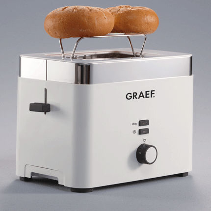Graef Φρυγανιέρα 2 Θέσεων 1000W Λευκή