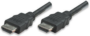 Manhattan HDMI 1.4 High Speed 1080p 120Hz Cable HDMI Male - HDMI Male 15m Black