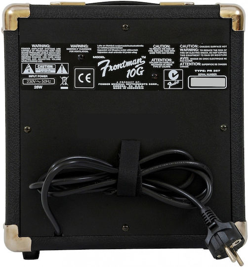 Fender Frontman 10G Combo Ενισχυτής Ηλεκτρικής Κιθάρας 1 x 6" 10W Μαύρος
