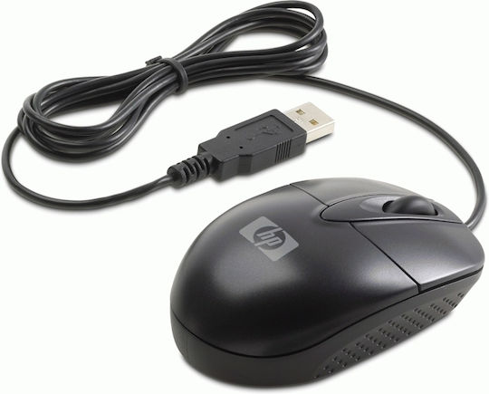 HP Travel Wired Mouse Black