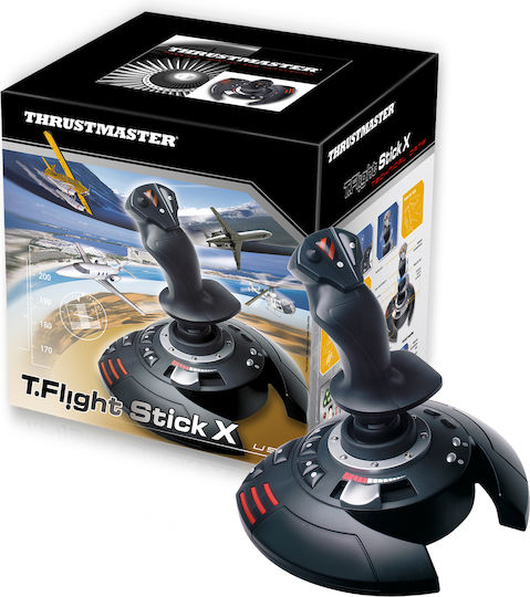 Thrustmaster T-Flight Stick X Wired Joystick Compatible with PC / PS3