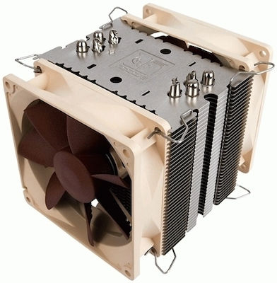 Noctua NH-U9B SE2 Ψύκτρα Επεξεργαστή Διπλού Ανεμιστήρα για Socket 1366 Καφέ