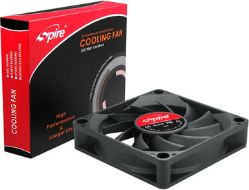 Spire Orion Case Fan 70mm (2700rpm / 16cfm) Without LEDs Lighting and Connection 3-Pin