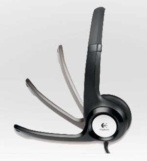 Logitech H390 On Ear Multimedia Headphone with Microphone USB-A