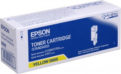 Epson C13S050669 Original Toner Laserdrucker Gelb 700 Seiten