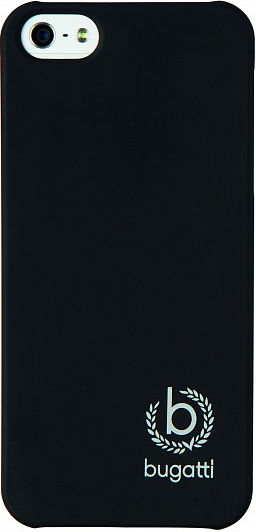 Bugatti Umschlag Rückseite Kunststoff Schwarz (iPhone 5/5s/SE)