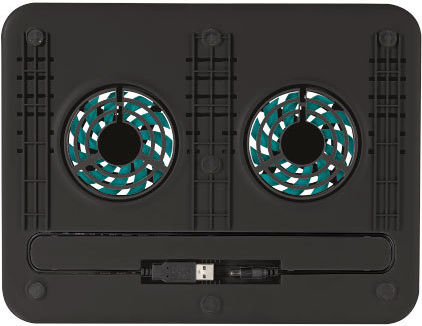 Trust Cyclone Cooling Pad για Laptop έως 15.6" με 2 Ανεμιστήρες