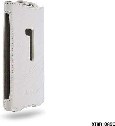 Star Case Roma Вертикален флип Бял (Lumia 920)