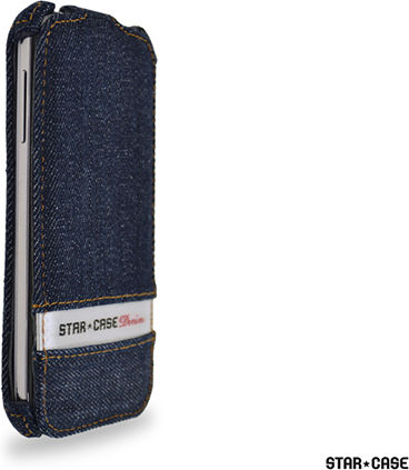 Star Case Roma Montone Vertical Flip Δερματίνης Μπλε (Galaxy S4)