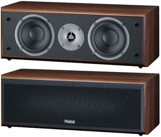 Magnat C252 14482531 Hi-Fi Lautsprecher Zentrale 150W 2 Anzahl von Fahrern B42xT19xH14.5cm. Braun