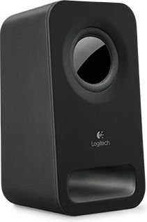 Logitech Z150 Компютърни тонколони 2.0 с мощност 3W в Черен цвят