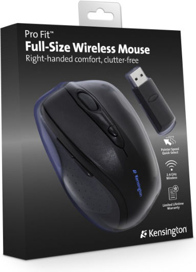 Kensington Pro Fit Right-Handed Ασύρματο Ποντίκι Μαύρο