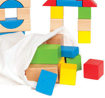 Hape Τουβλάκια Maple Ξύλινα για 1+ Έτους 50τμχ