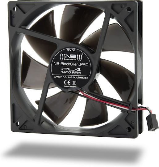 Noiseblocker Blacknoise Silent Pro 120mm 3-Pin Case Fan