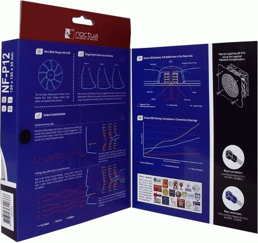 Noctua NF-P12 Case Fan 120mm (1300rpm / 70.75cfm) Χωρίς Led Φωτισμό και Σύνδεση 3-Pin / 4-Pin Molex Καφέ