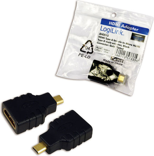 LogiLink AH0010 Μετατροπέας HDMI male σε HDMI female 1τμχ