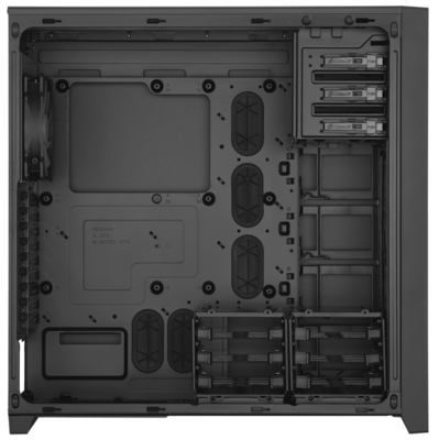 Corsair Obsidian 750D Full Tower Κουτί Υπολογιστή με Πλαϊνό Παράθυρο Μαύρο