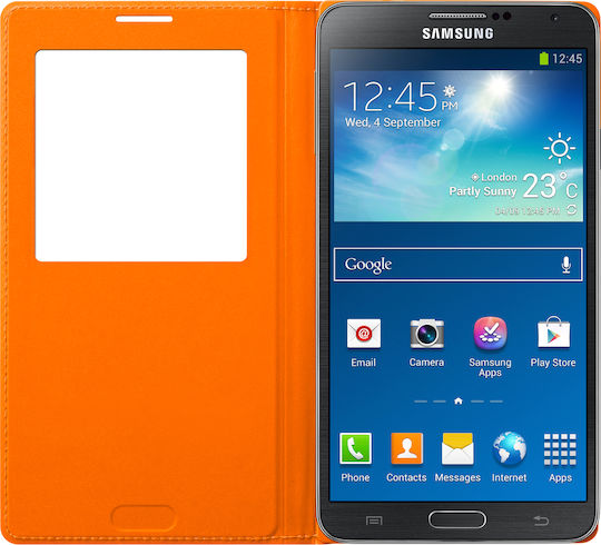 Samsung Book Δερματίνης Πορτοκαλί (Galaxy Note 3)