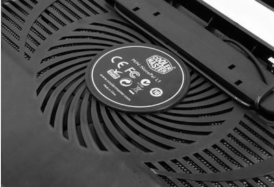 CoolerMaster NotePal L1 Cooling Pad για Laptop έως 17" με 1 Ανεμιστήρα