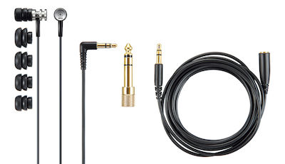 Yamaha Ακουστικά Ψείρες In Ear EPH-100 Μαύρα