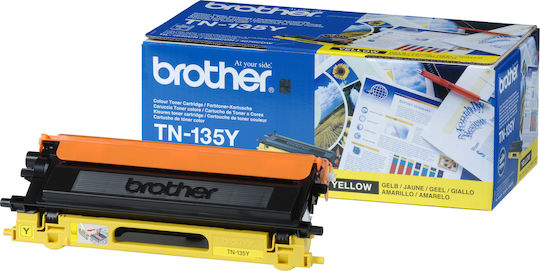 Brother TN-135Y Original Toner Laser Printer Yellow High Capacity 4000 Pages (TN-135Y)