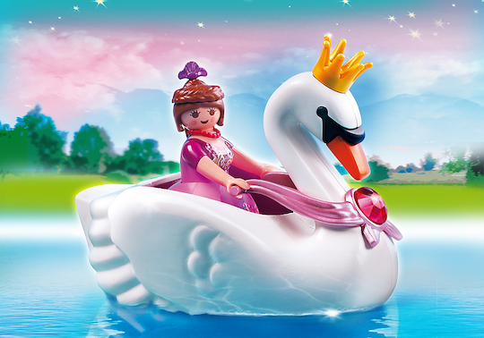 Playmobil Принцеса Принцеса с Лодка-Лебед за 4-12 години