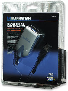 Manhattan 179225 Convertor USB-A Masculin în VGA Feminin 1 Bucată