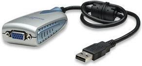 Manhattan 179225 Convertor USB-A Masculin în VGA Feminin 1 Bucată
