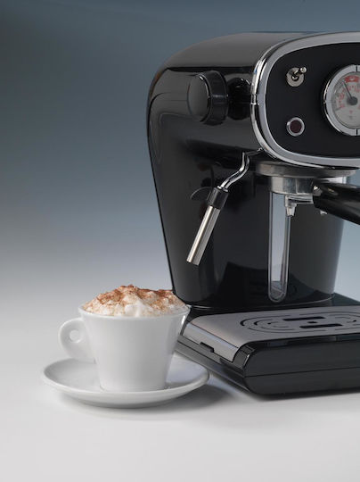 Ariete 1388/11 Μηχανή Espresso 900W Πίεσης 15bar Μαύρη