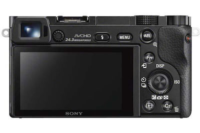 Sony Mirrorless Φωτογραφική Μηχανή α6000 Crop Frame Kit (E PZ 16-50mm F3.5-5.6 OSS) Black