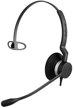Jabra Auf dem Ohr Multimedia-Headsets mit Mikrofon und Verbindung USB-A in Schwarz Farbe 2393-829-109