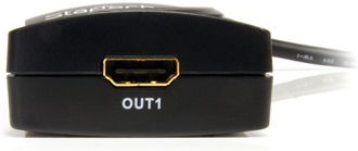 StarTech ST122HDMILE Μετατροπέας USB-A male σε HDMI 2x female 1τμχ