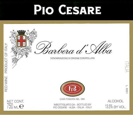 Pio Cesare Κρασί Barbera Ερυθρό Ξηρό 750ml