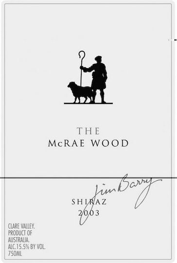 Jim Barry Вино The McRae Wood Сира Червено Сух Шампоан 750мл