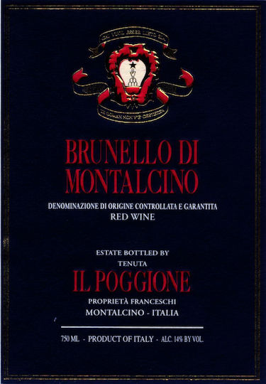Il Poggione Κρασί Brunello di Montalcino Sangiovese Ερυθρό Ξηρό 750ml