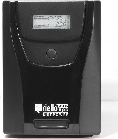 Riello NPW 600 UPS Line-Interactive 600VA 360W with 4 IEC Outlets