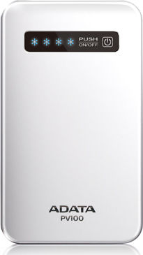 Adata PV100 Power Bank 4200mAh Λευκό