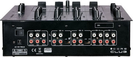 DAP-Audio Core Club D2314 Αναλογικός Μίκτης 4.0 Καναλιών / 1 Εισόδο XLR & Bluetooth