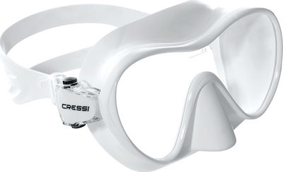 CressiSub Μάσκα Θαλάσσης Silikon Frameless F1 Schwarz in Schwarz Farbe ZDN282000